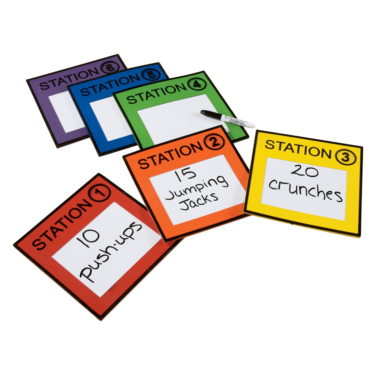 dry erase spot marker set | mancino mats