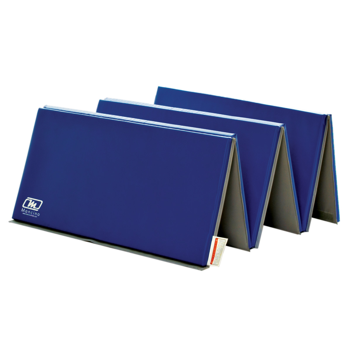 1-3/8" cross-linked royal blue folding panel mat