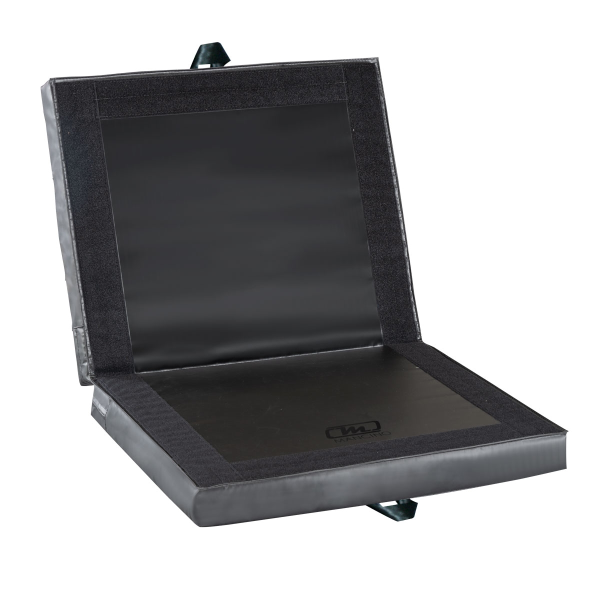 black stunt suitcase mat folded