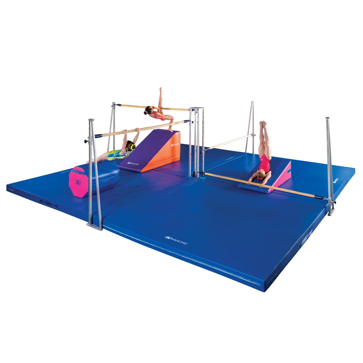 mancino quad bars set with 6' rails and 12cm mats