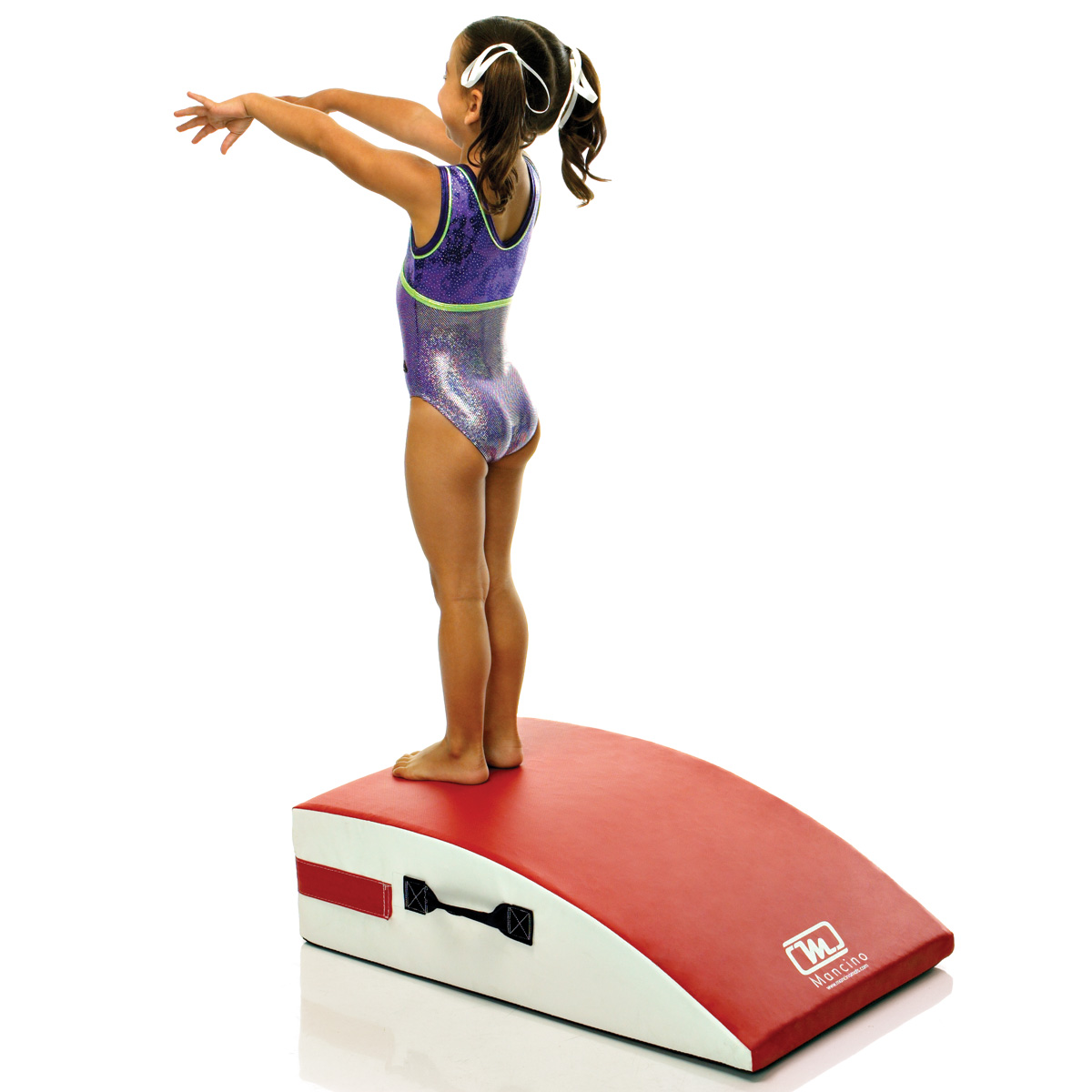 Euro style mount block with gymnast
