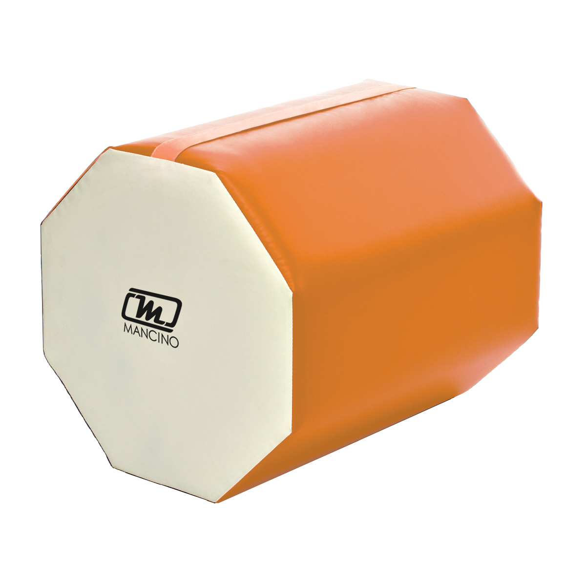 orange and white back handspring trainer- mancino mats