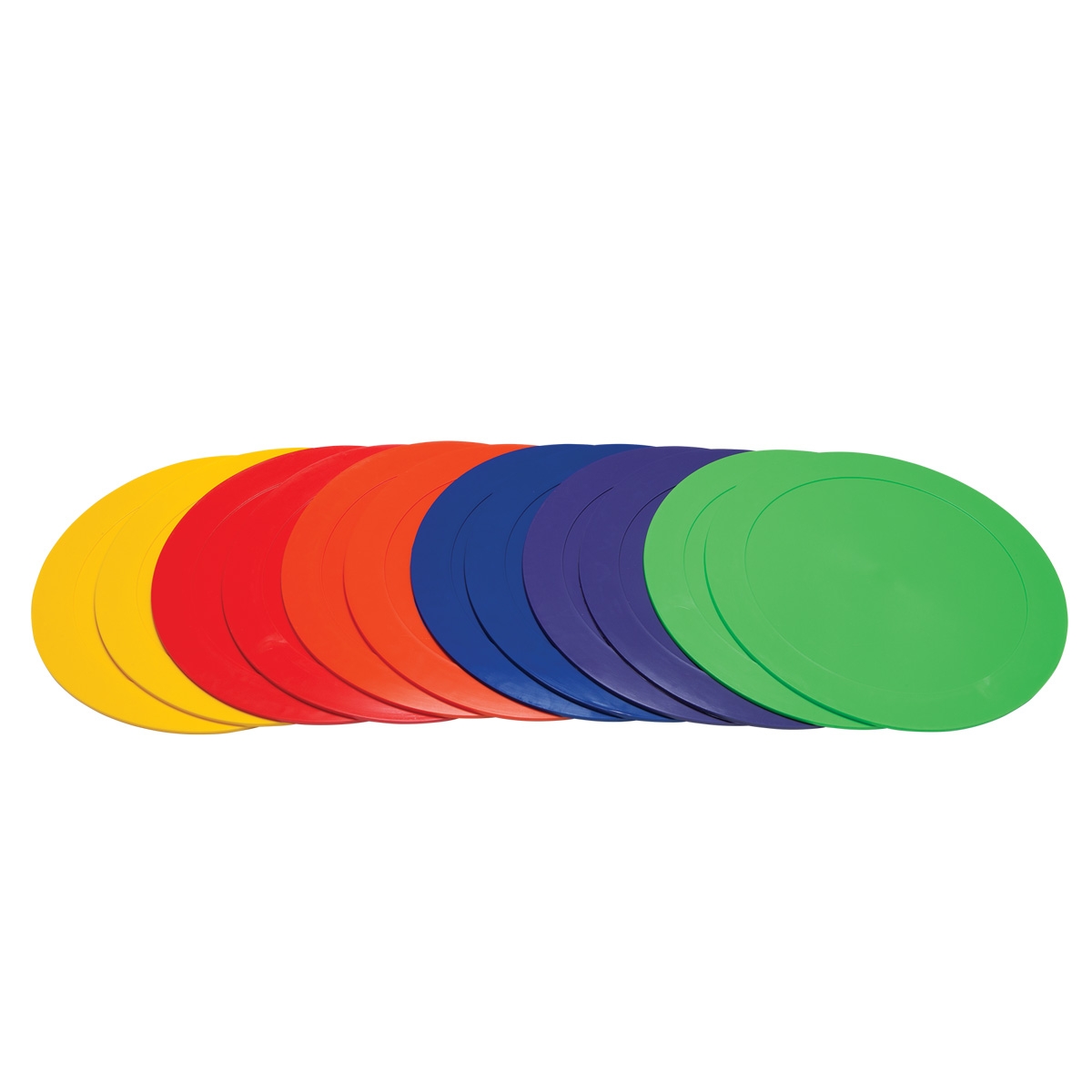 set of 12 poly spot markers