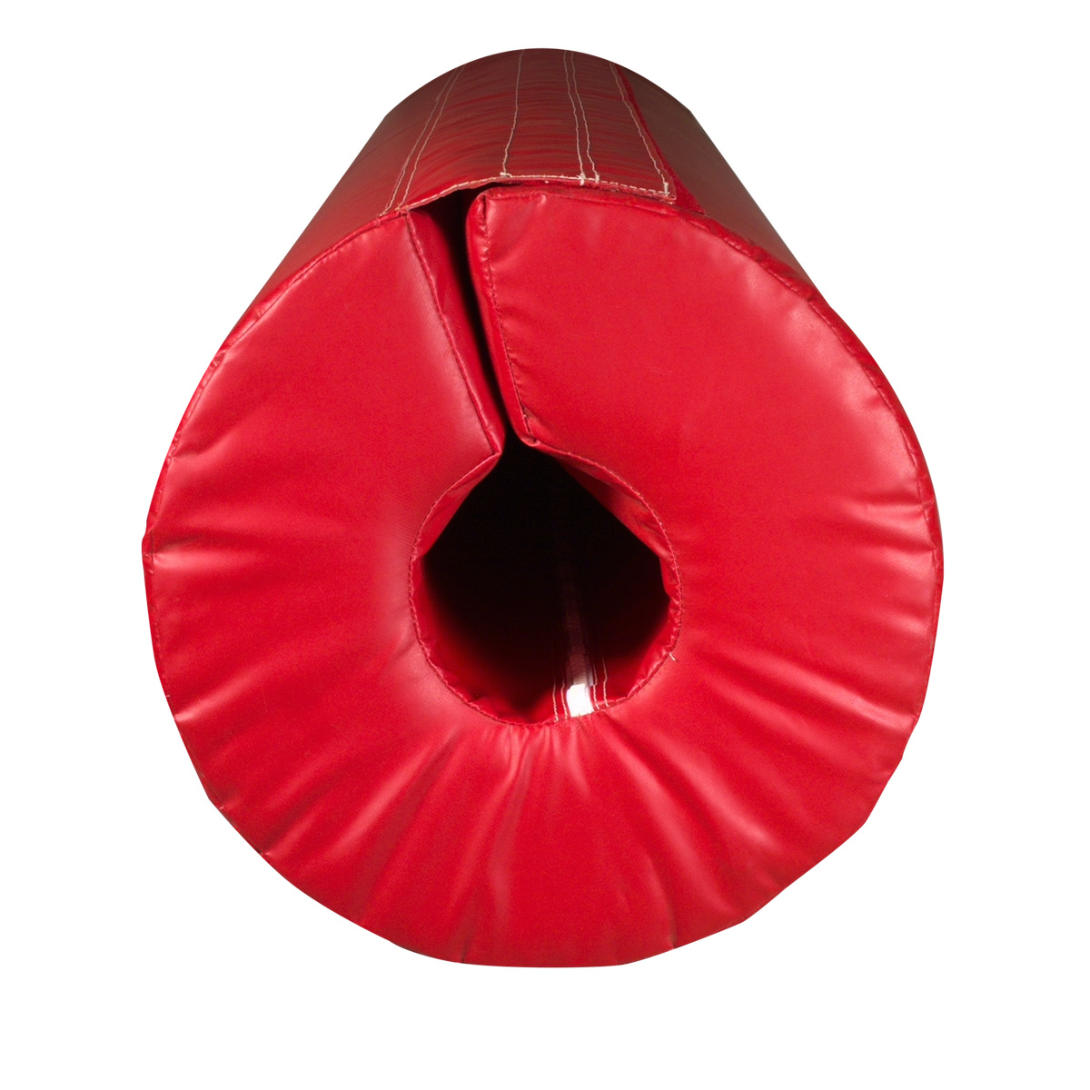 red wrap-around pole post pad from Mancino