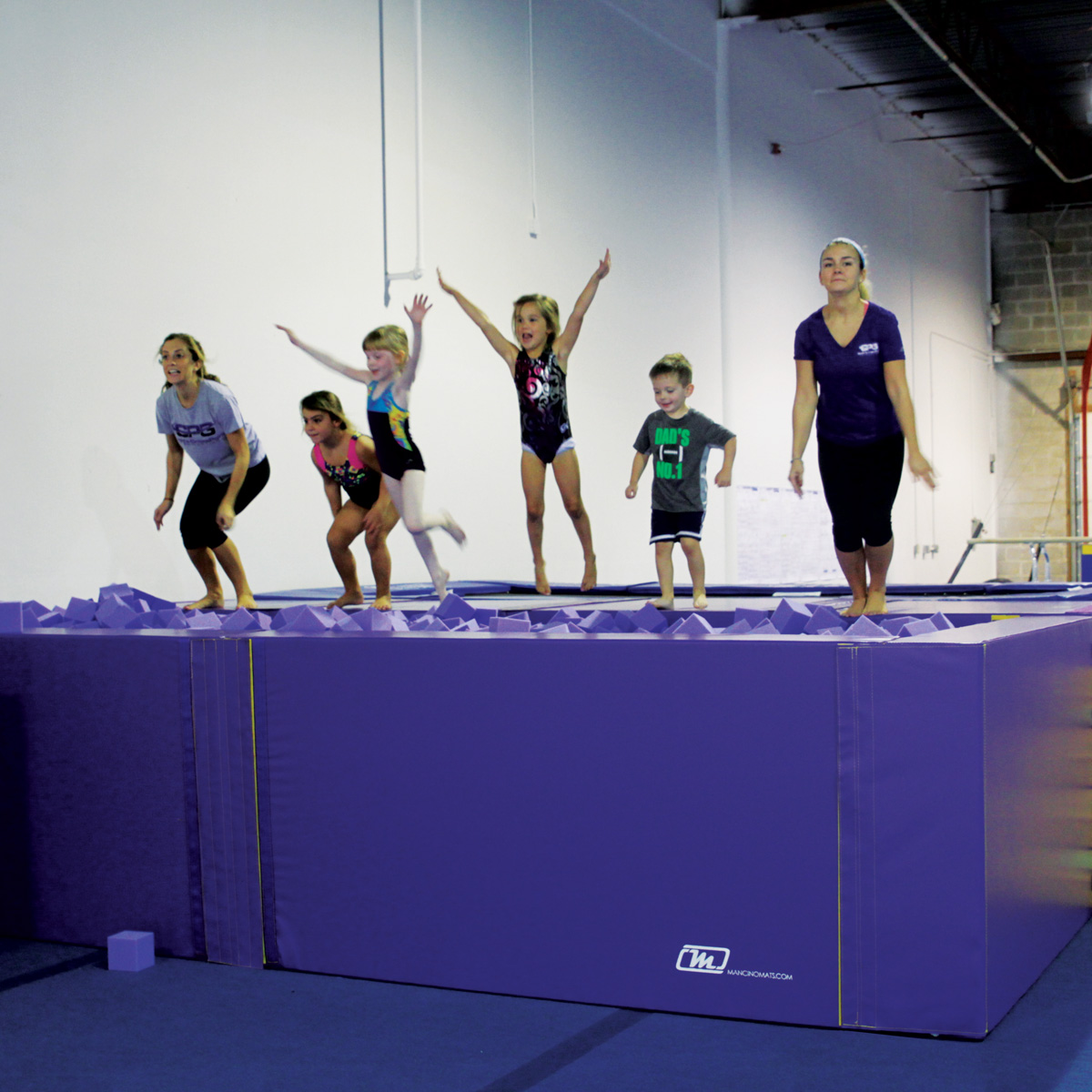 Indoor Trampoline Jumping Sponge Foam Pit