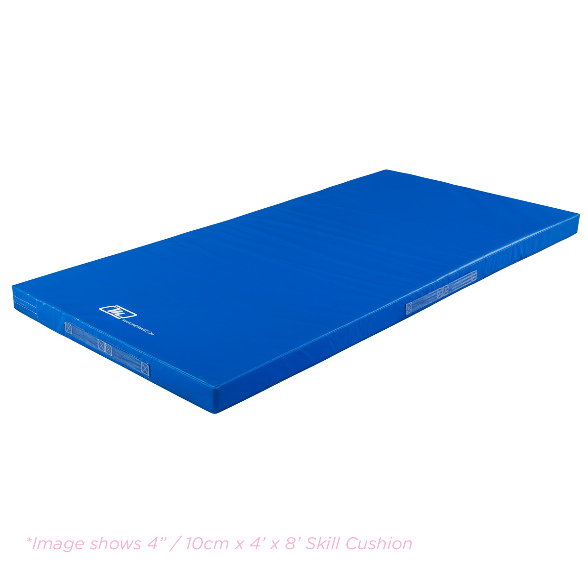 4" incher skill cushion landing mat in royal blue