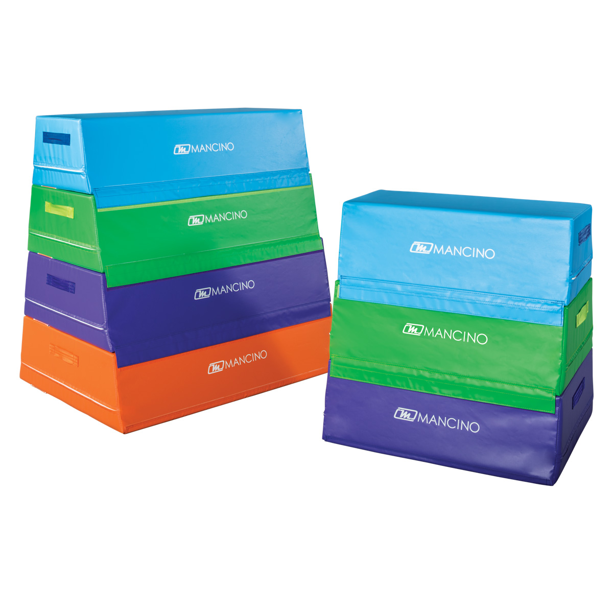 Trapezoid gymnastics top mats