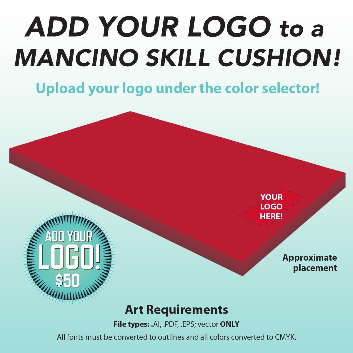 brand your gym with mancino custom graphics