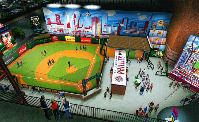 the Yard at phillies stadium artist rendering