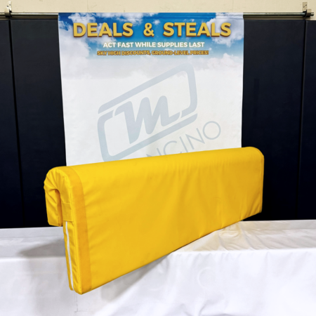 Fence Padding - 8ft section - Yellow - DS