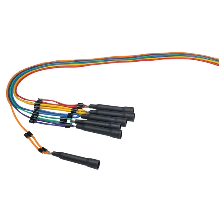 SS-Adjustable Length Jump Ropes, 9 Feet Maximum, Assorted Colors, Set of 6