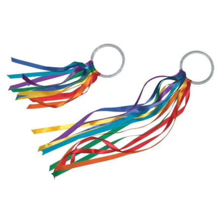 SS-Dancing Rainbow Hoops, 12 Inches, Set of 6