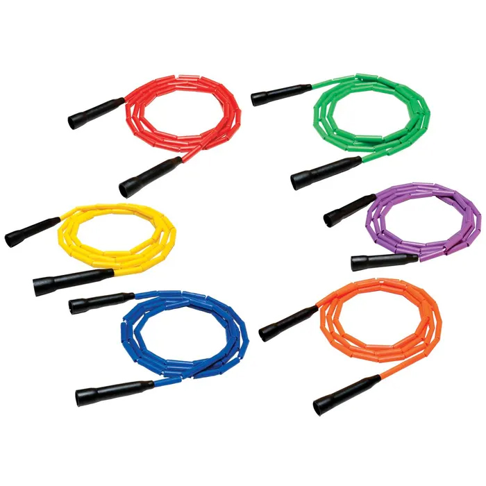 SS-Jump Ropes, 8 Feet, Assorted Colors, Set of 6