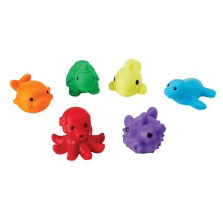 SS-Sea Animals Vinyl Tosser, Assorted, Set of 6
