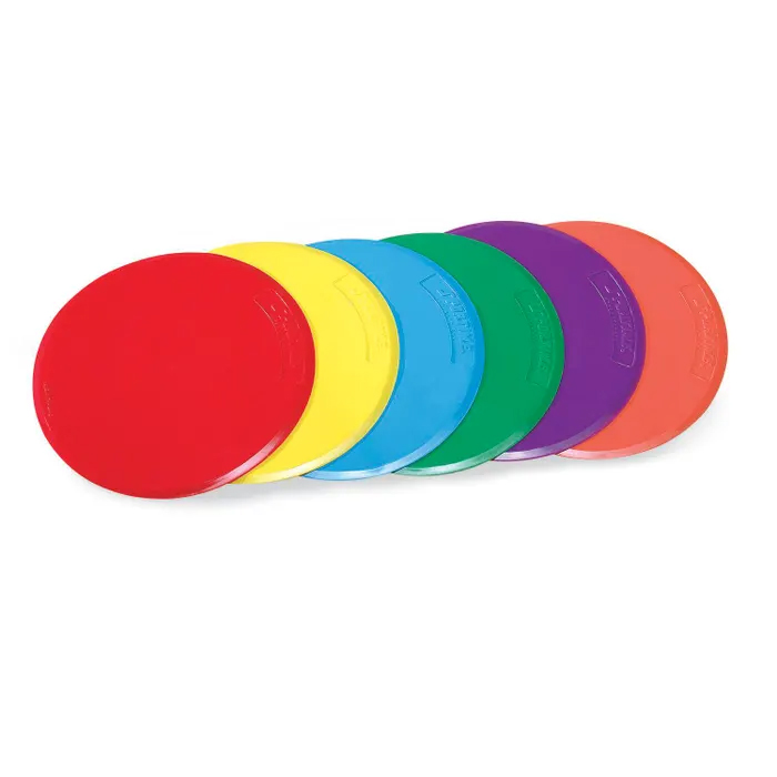 SS-Spot Markers, 10 Inches, Assorted Colors, Set of 6