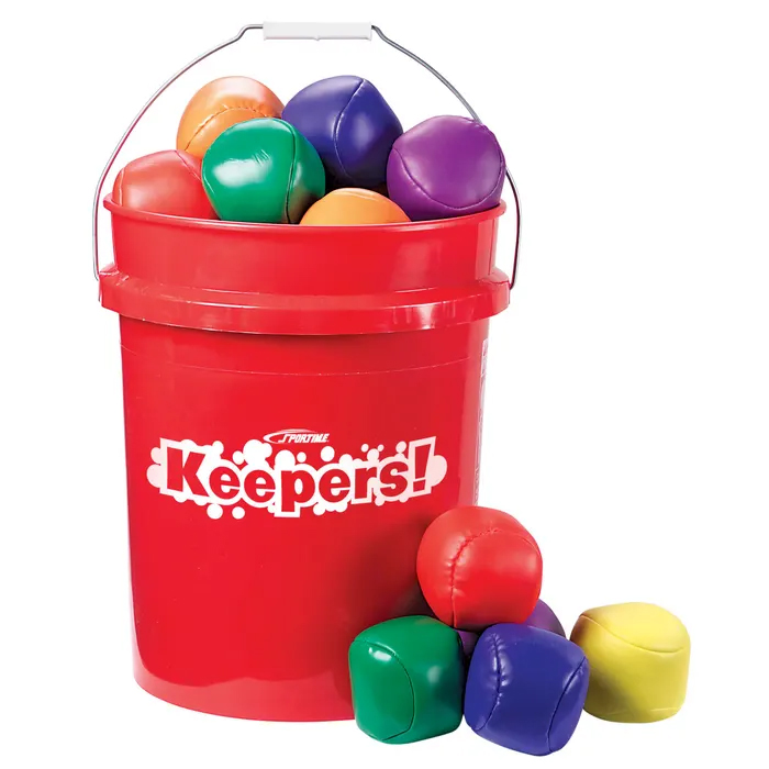 SS-Keepers Bean Balls, Assorted Colors, Set of 24 with Included Bucket