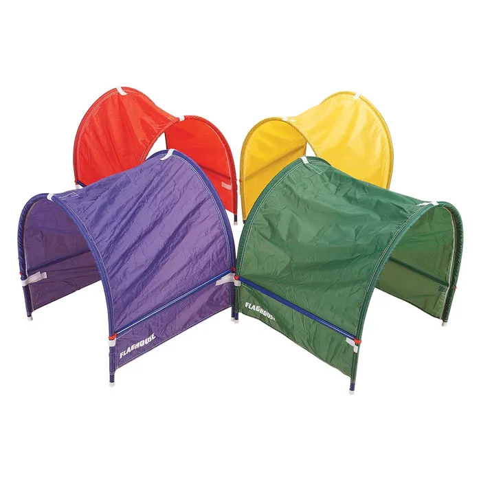 SS-Mini Crawl Tunnel Set, Assorted Colors, Set of 4